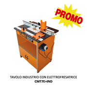 Immagine di Tavolo industrio con elettrofresatrice CMT7E+IND - PROMO - vers. 2024